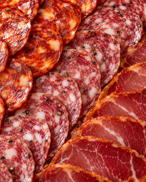 LonchaFina - Pack 12 Sobres de Embutidos Ibéricos · Chorizo, Salchichón y Lomo · 1,2 kg